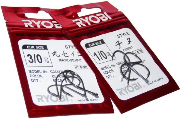 RYOBI JAPAN CHINU BLACK NIKEL PAPAĞAN ÇAPRAZ İĞNE 2 - 6 lı paketlerde