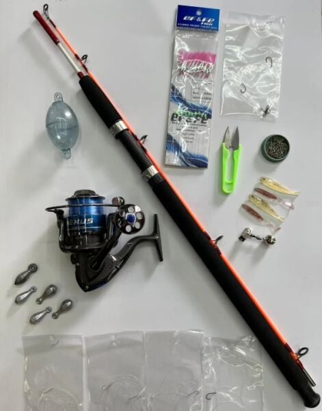 Porth Fish Olta Makinesi 2 Parça Dolgu Uç Tekne Kamışı Seti