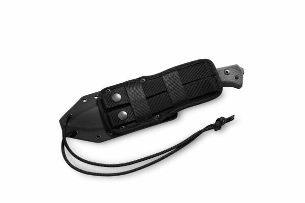 Lionsteel T6 CPM 3V Old Black Blade Black Canvas Bıçak