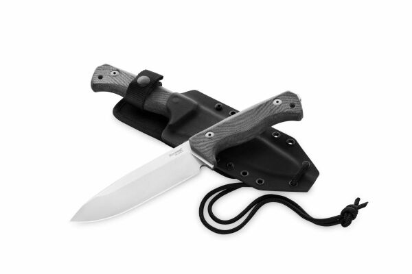 Lionsteel T6 CPM 3V Old Black Blade Black Canvas Bıçak