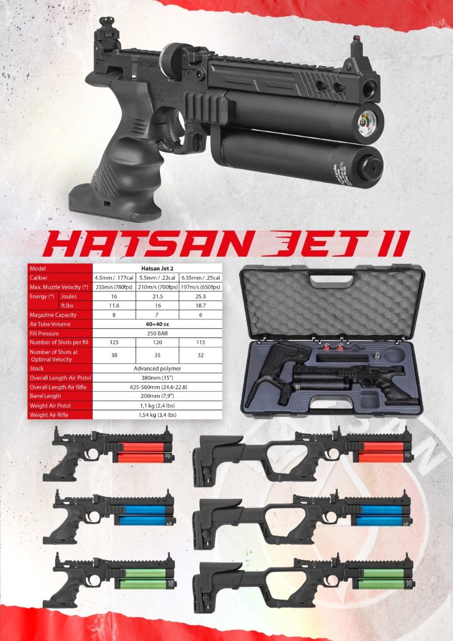 Hatsan Jet 2 Pcp Havalı Tabanca