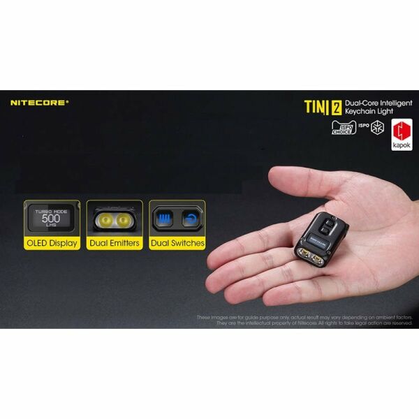 NITECORE TINI2 500 LUMEN SARJLI EL FENERI
