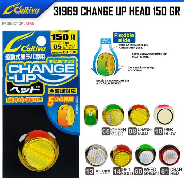 Cultiva 31969 Change Up Head 150gr 60