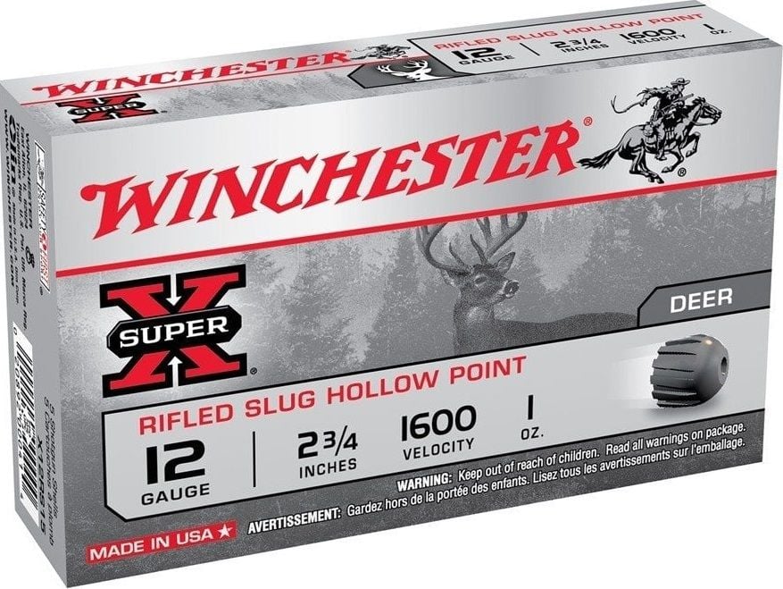 Winchester Rifled Slug Hollow Point 12 Kalibre Tek Kurşun