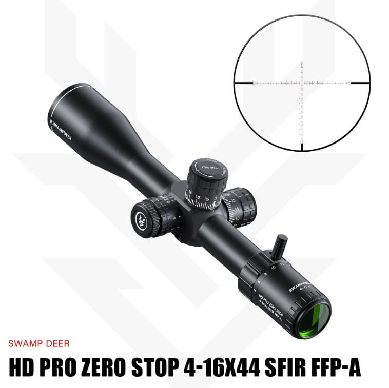 SWAMPDEER HD PRO ZERO STOP 4-16X44 SFIR FFP TÜFEK DÜRBÜNÜ