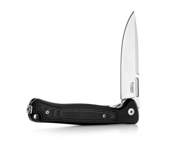 Lionsteel Skinny Black Aluminum Stone Washed Blade Çakı