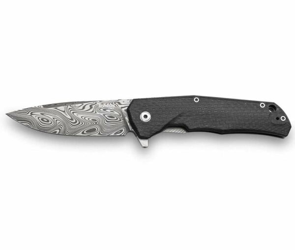 Lionsteel T.R.E. Damascus - THOR Karbon Fiber Çakı