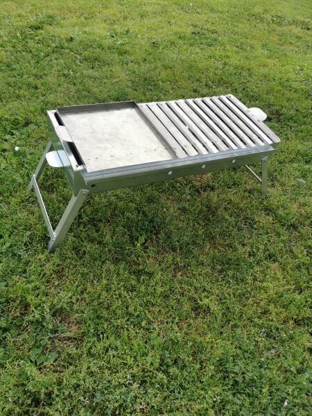 1. Kalite Paslanmaz Krom Gövde.1.2mm 30x70 Cm Mangal