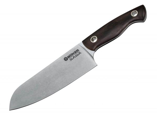 Böker Manufaktur Saga Santoku Grenadill Bıçak