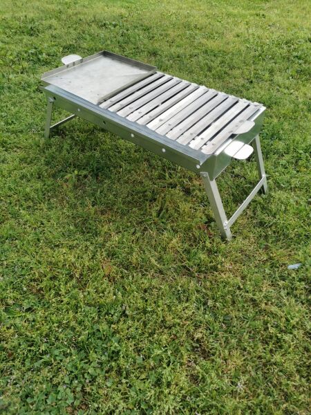 1. Kalite Paslanmaz Krom Gövde.1.2mm 30x70 Cm Mangal