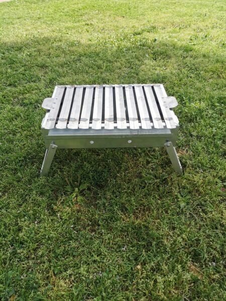 1. Kalite Paslanmaz Krom Gövde.1.2mm 30x45 Cm Mangal