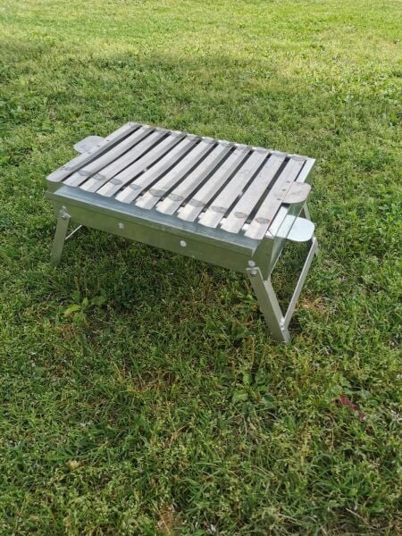 1. Kalite Paslanmaz Krom Gövde.1.2mm 35x55 Cm Mangal