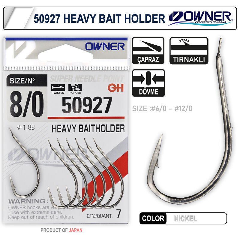 Owner 50927 Heavy Baitholder White İğne 6-0