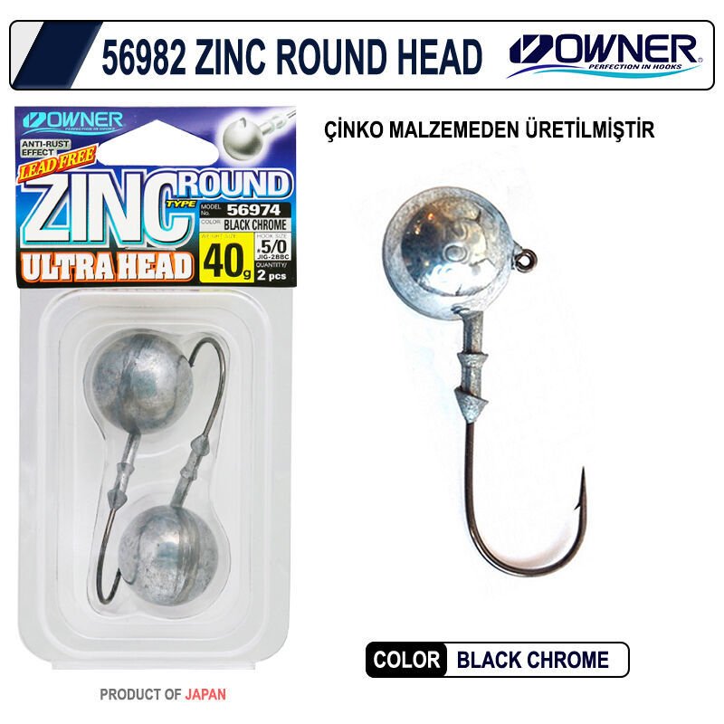 Owner 56974 Zinc Round Head