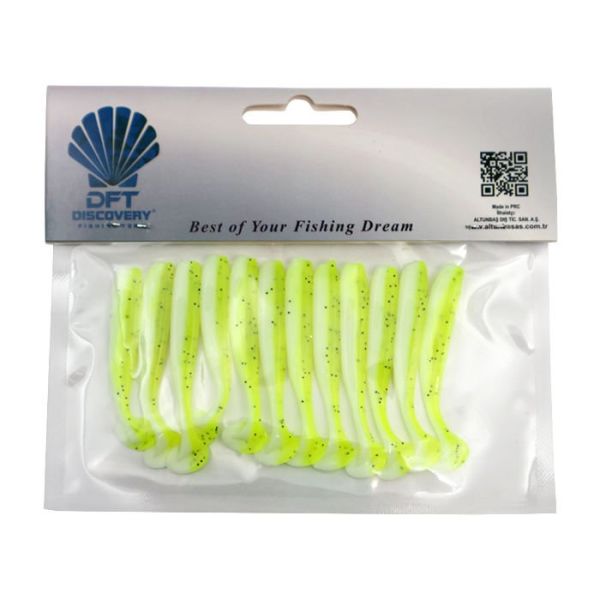 DFT Yumuşak Yem 6,5 cm 1.6g  R: 04 Sarı Simli 1/12