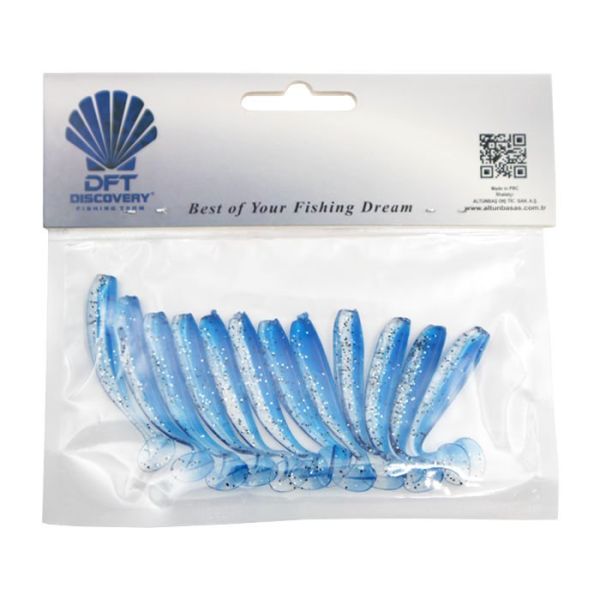 DFT Yumuşak Yem 6,5cm 1.6g  Renk:03 Mavi Simli1/12