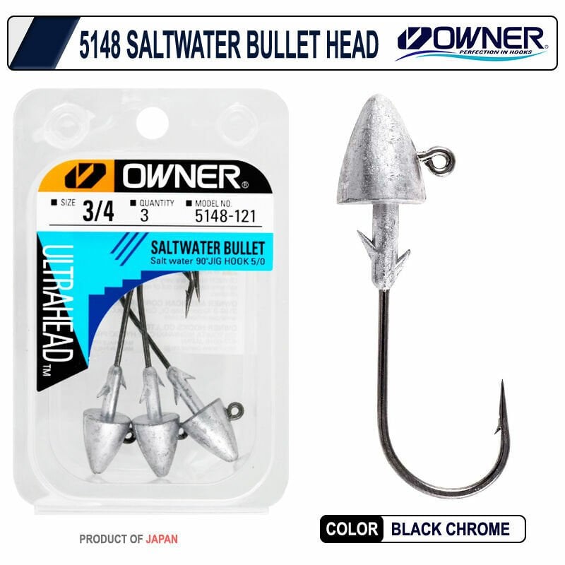 Owner 5148 Saltwater Bullet Head