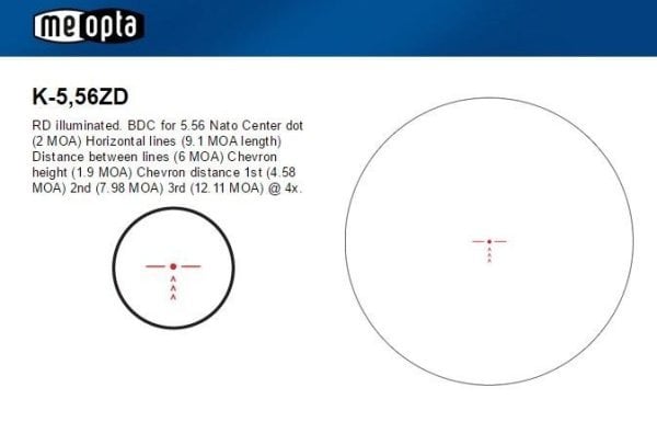 MEOPTA ZD 1-4x22 RD