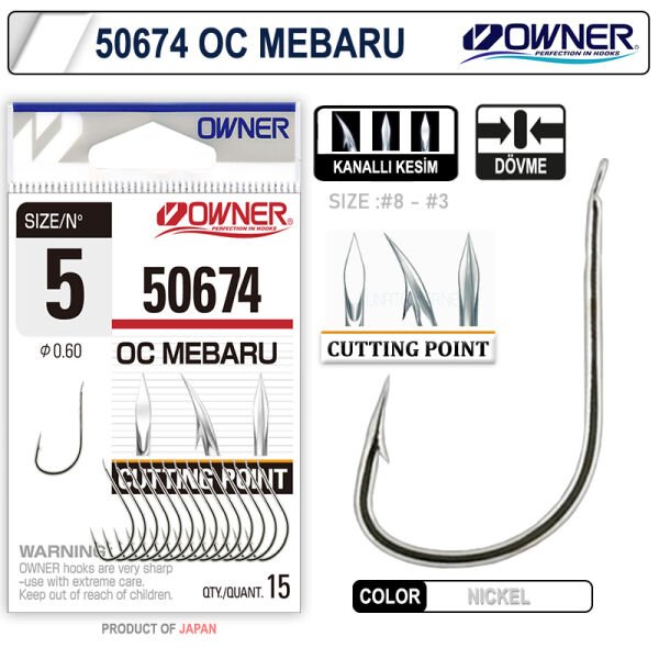Owner 50674 Cut Mebaru White İğne 3