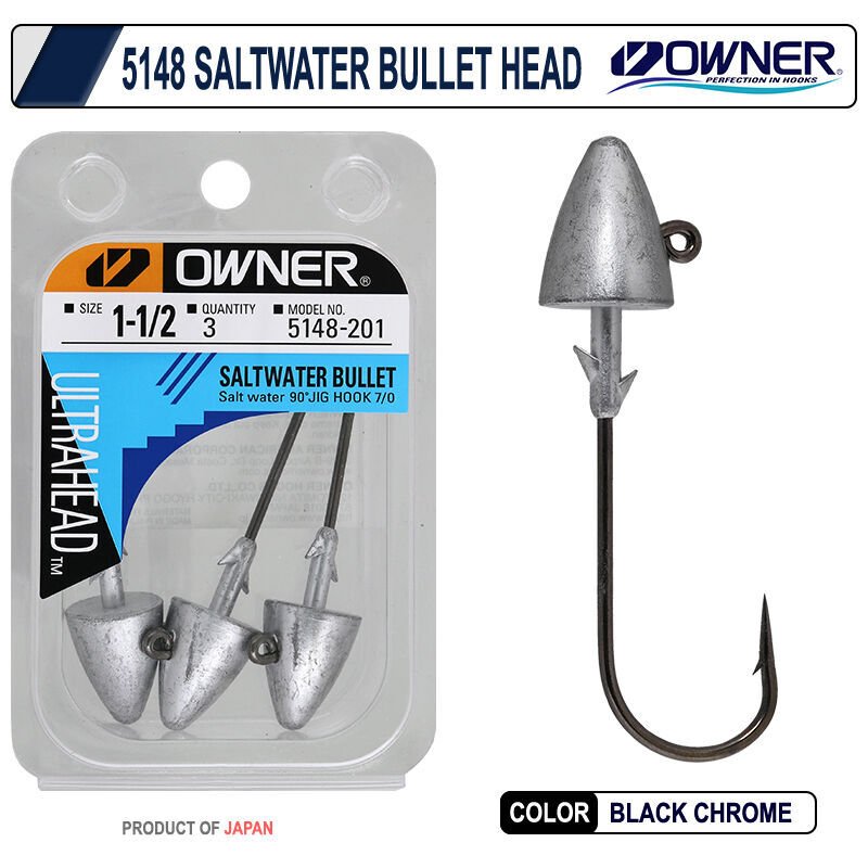 Owner 5148 Saltwater Bullet Head 1 oz