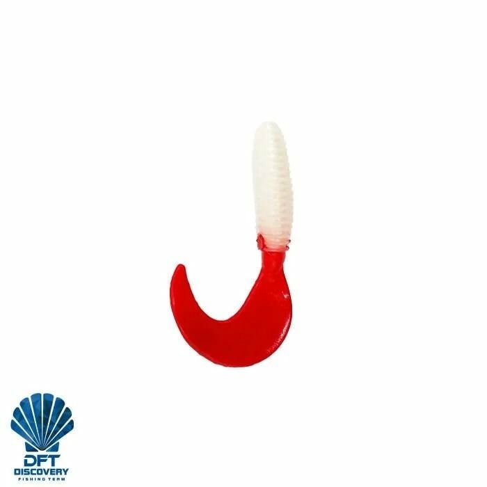 DFT Yumuşak Yem  6 cm 2 g R:117 Beyaz-Kırmızı 1/10