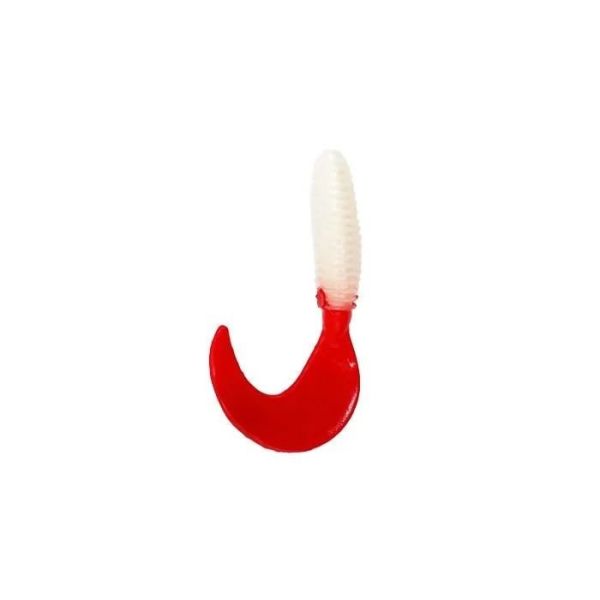 DFT Yumuşak Yem  6 cm 2 g R:117 Beyaz-Kırmızı 1/10
