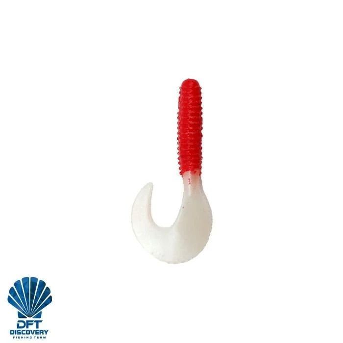 DFT Yumuşak Yem  6 cm 2 g R:114 Kırmızı-Beyaz 1/10