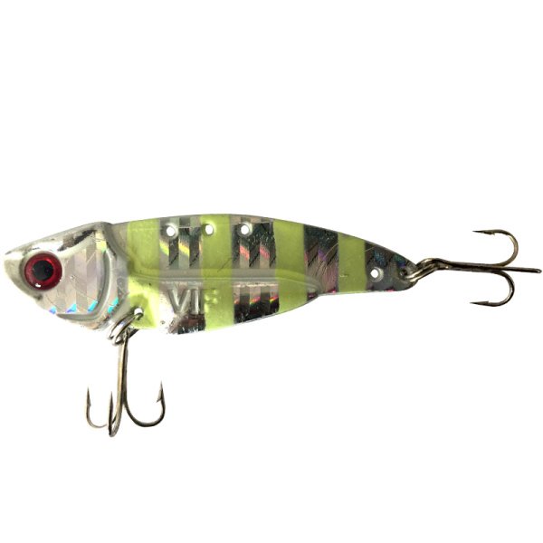 YS-1008 Bauer Vibrasyon Balık 14 Gr Zebra/Glow