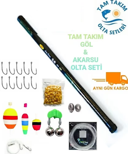 Göl Ve Akarsu İçin Göl Kamışı Seti 4 Metre