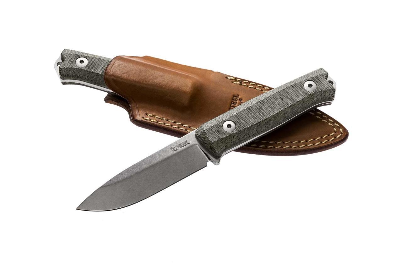 Lionsteel B40 Canvas - Green Bıçak