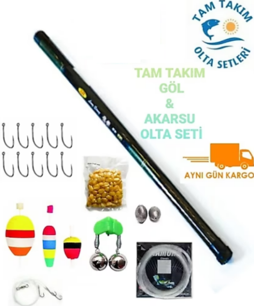 Göl Ve Akarsu İçin Göl Kamışı Seti 9 Metre