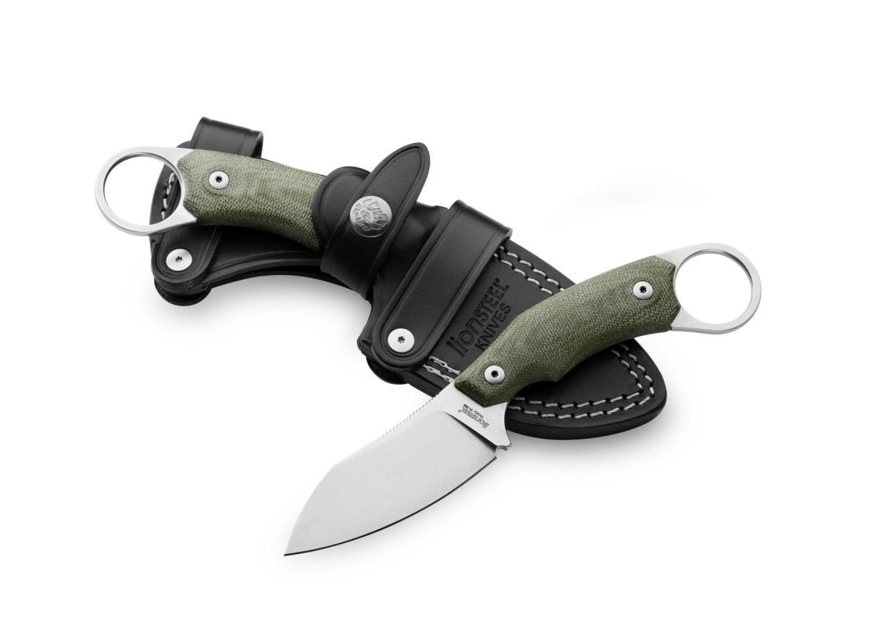 Lionsteel H1 Canvas - Green Bıçak