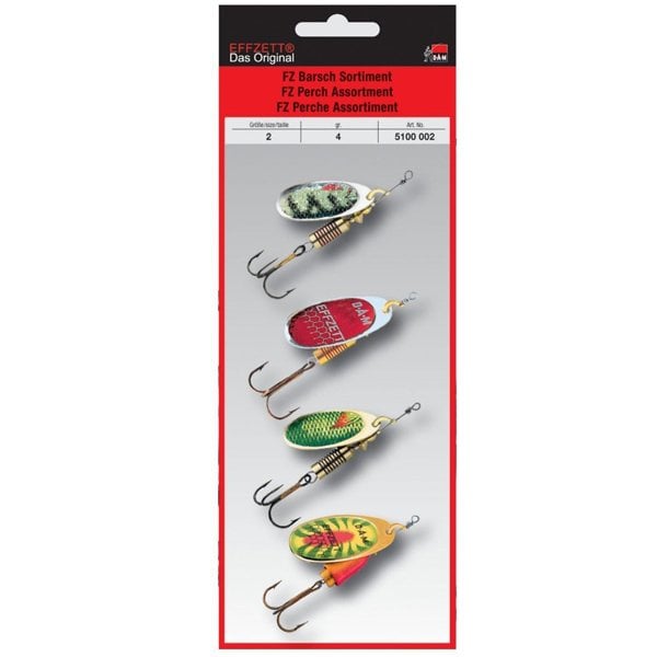 DAM 5100002 Effzett Perch-Levrek 4lü Döner Kaşık Set 4 Gr