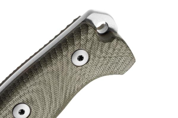 Lionsteel M7 Satin Blade Green Canvas Bıçak