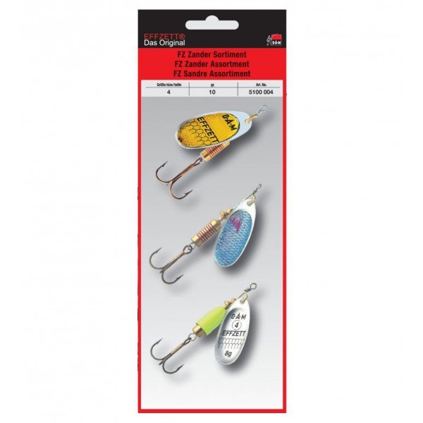 DAM 5100004 Effzett Zander-Sudak 3lü Döner Kaşık Set 10 Gr