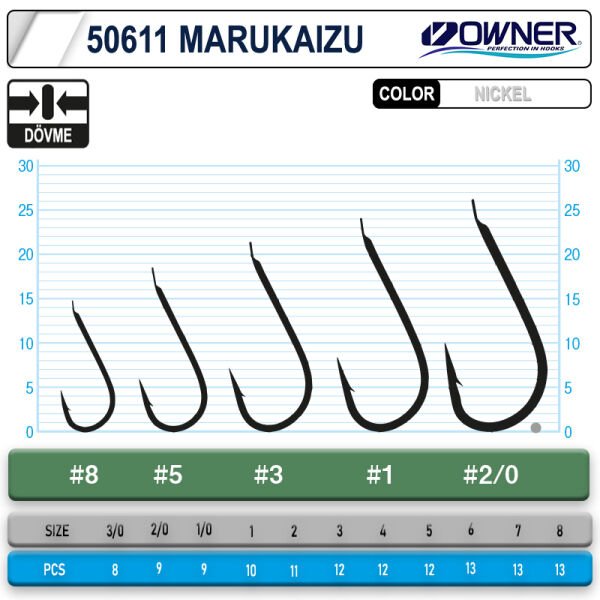Owner 50611 Marukaizu  İğne 3-0