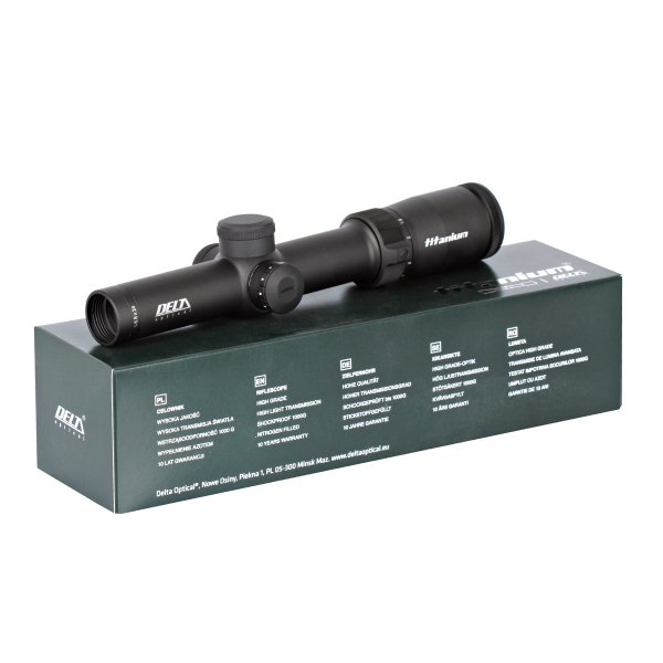 Delta Titanium 1.5-8×24 (dot size: 4 MOA @1x @100m) Tüfek Dürbünü