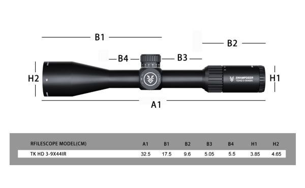 SWAMPDEER TD HD 3-9X40 IR TÜFEK DÜRBÜNÜ