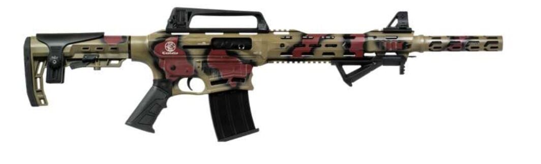 Castello MP-6 3 Renk Kamuflaj Cerakote Şarjörlü Av Tüfeği
