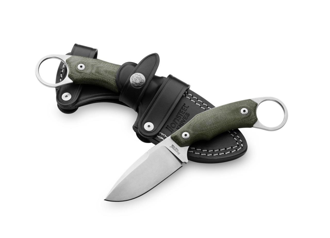 Lionsteel H2 Canvas - Green Bıçak