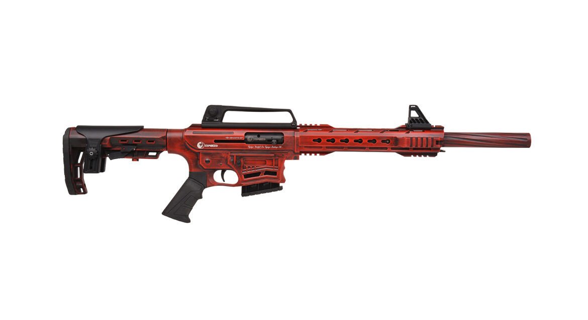 Toretto TF-12 Kırmızı Eskitme 20 Kalibre Şarjörlü Av Tüfeği