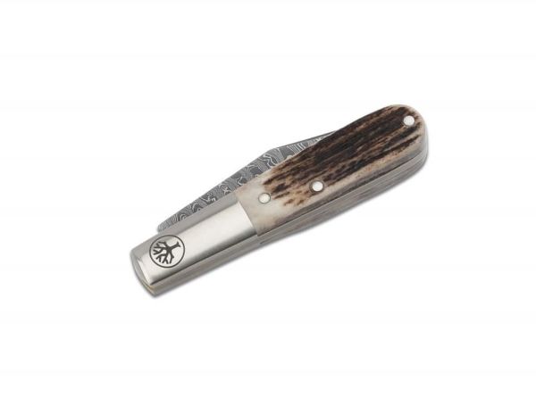 Böker Manufaktur Barlow Staghorn Damast Çakı
