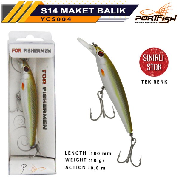 Portfish YCS04 Maket Balık 100mm 10gr
