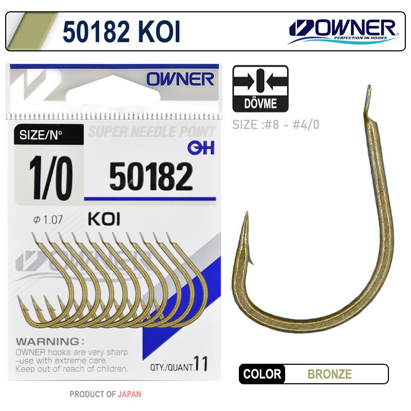 Owner 50182 Koi Brown İğne 1-0