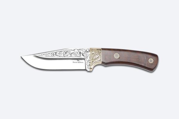 Bora 311 Y Lynx Yılan Ağacı Saplı Gravürlü Bıçak