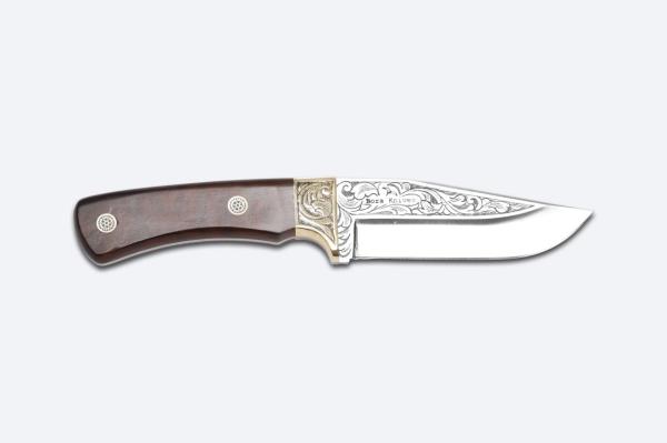 Bora 311 Y Lynx Yılan Ağacı Saplı Gravürlü Bıçak