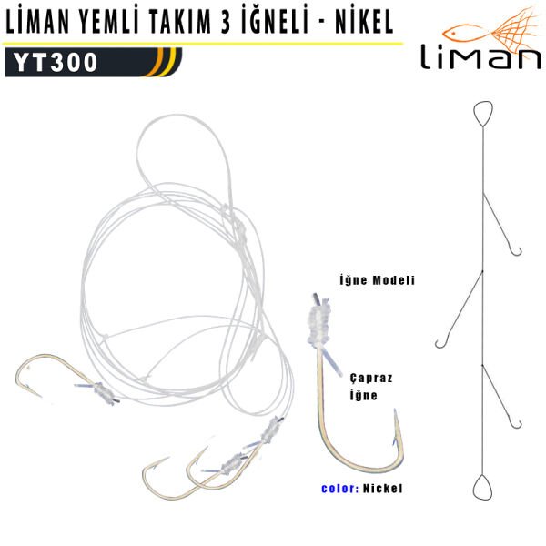 Liman Yemli Takım 3 İğneli - Beyaz İğne 7