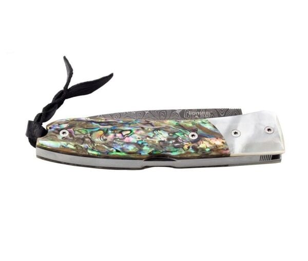 Lionsteel Opera Damascus Mother of Pearl Çakı