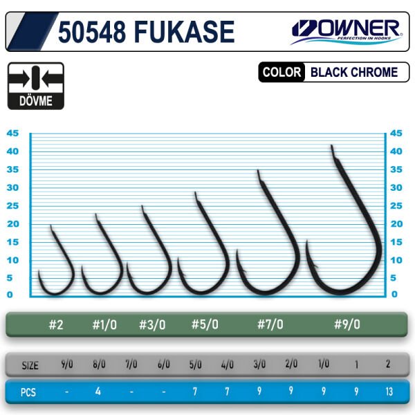 Owner 50548 Fukase Black İğne 1