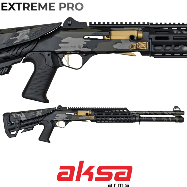 Aksa Crossfire S4 Extreme Pro Camo 1 Haki Otomatik Av Tüfeği